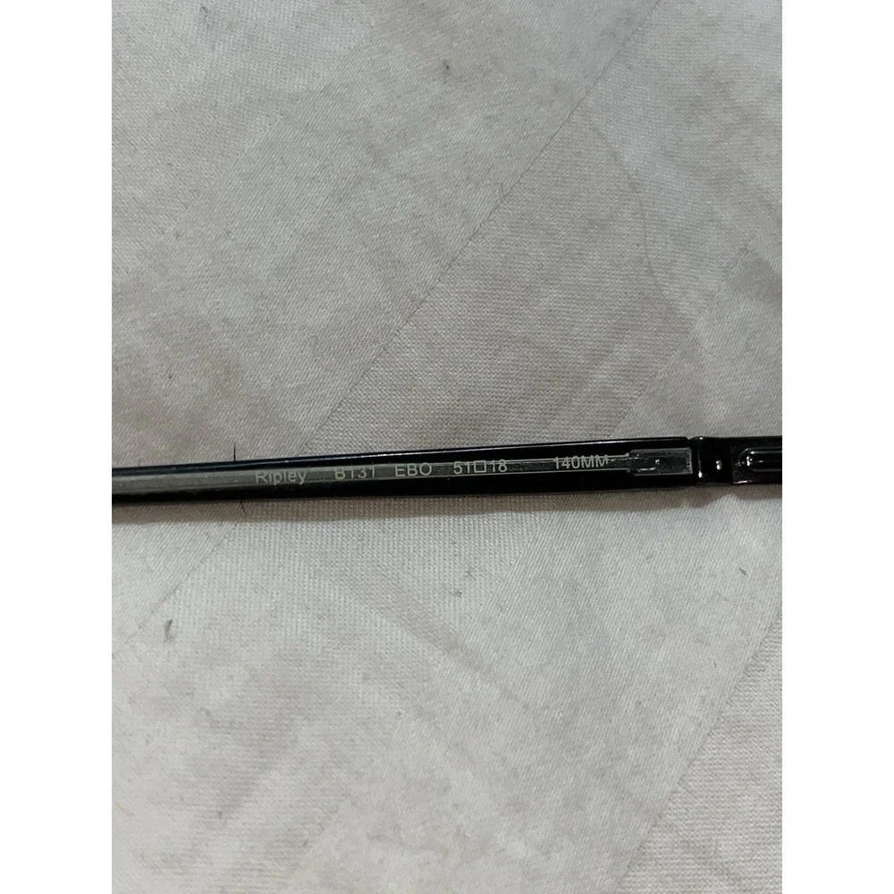 Ted Baker Ripley B131 EBO Eyeglasses Frames Black Half Rim 51-18-140 H19630